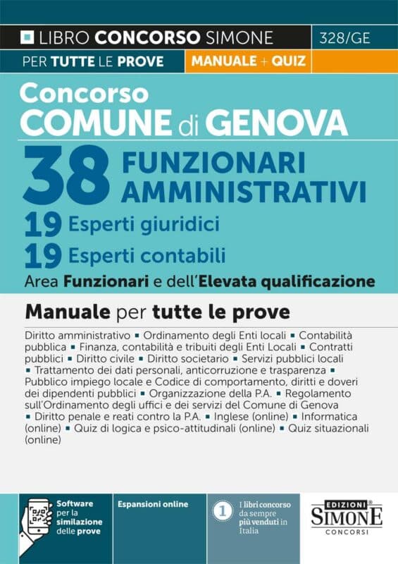 Manuale Concorso comune di Genova 2024 – Per la preparazione