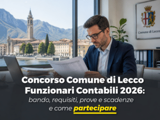 Concorso Comune di Lecco Funzionari Contabili 2026 4 posti a tempo indeterminato