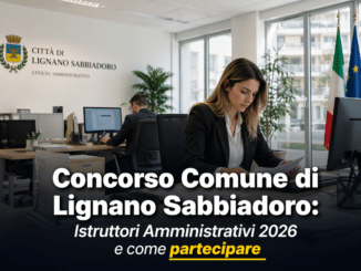 Concorso Comune di Lignano Sabbiadoro Istruttori Amministrativi 2026