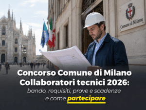 Concorso Comune di Milano Collaboratori Tecnici 2026: 2 posti a tempo indeterminato