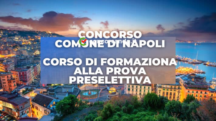 Concorso Comune di Napoli - Corso online