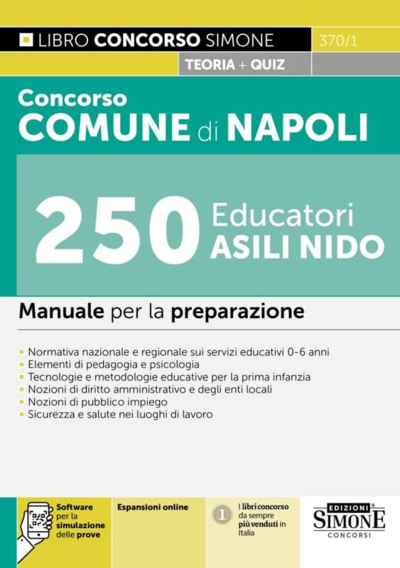 Manuale Concorso Comune di Napoli 250 Educatori ASILI NIDO – Per la preparazione
