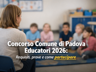 Concorso Comune di Padova Educatori 2026 - 3 posti per asilo nido