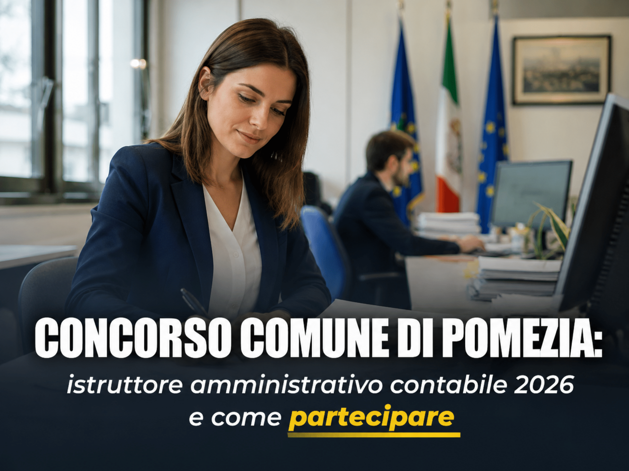 Concorso Comune di Pomezia Istruttore amministrativo contabile 2026 4 posti a tempo determinato