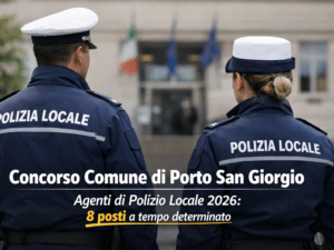Concorso Comune di Porto San Giorgio Agenti di Polizia Locale