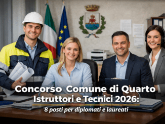 Concorso Comune di Quarto Istruttori e Tecnici 2026