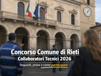 Concorso Comune di Rieti Collaboratori Tecnici 2026