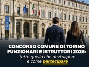 Concorso Comune di Torino Funzionari e Istruttori 2026 7 posti a tempo indeterminato