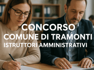 Concorso Comune di Tramonti Istruttori Amministrativi