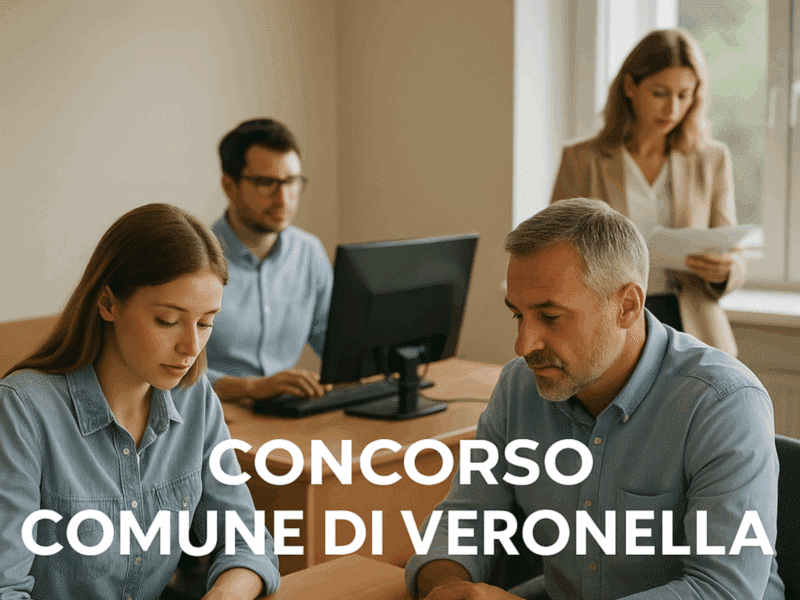 Concorso Comune di Veronella Funzionari ed Istruttori 2025