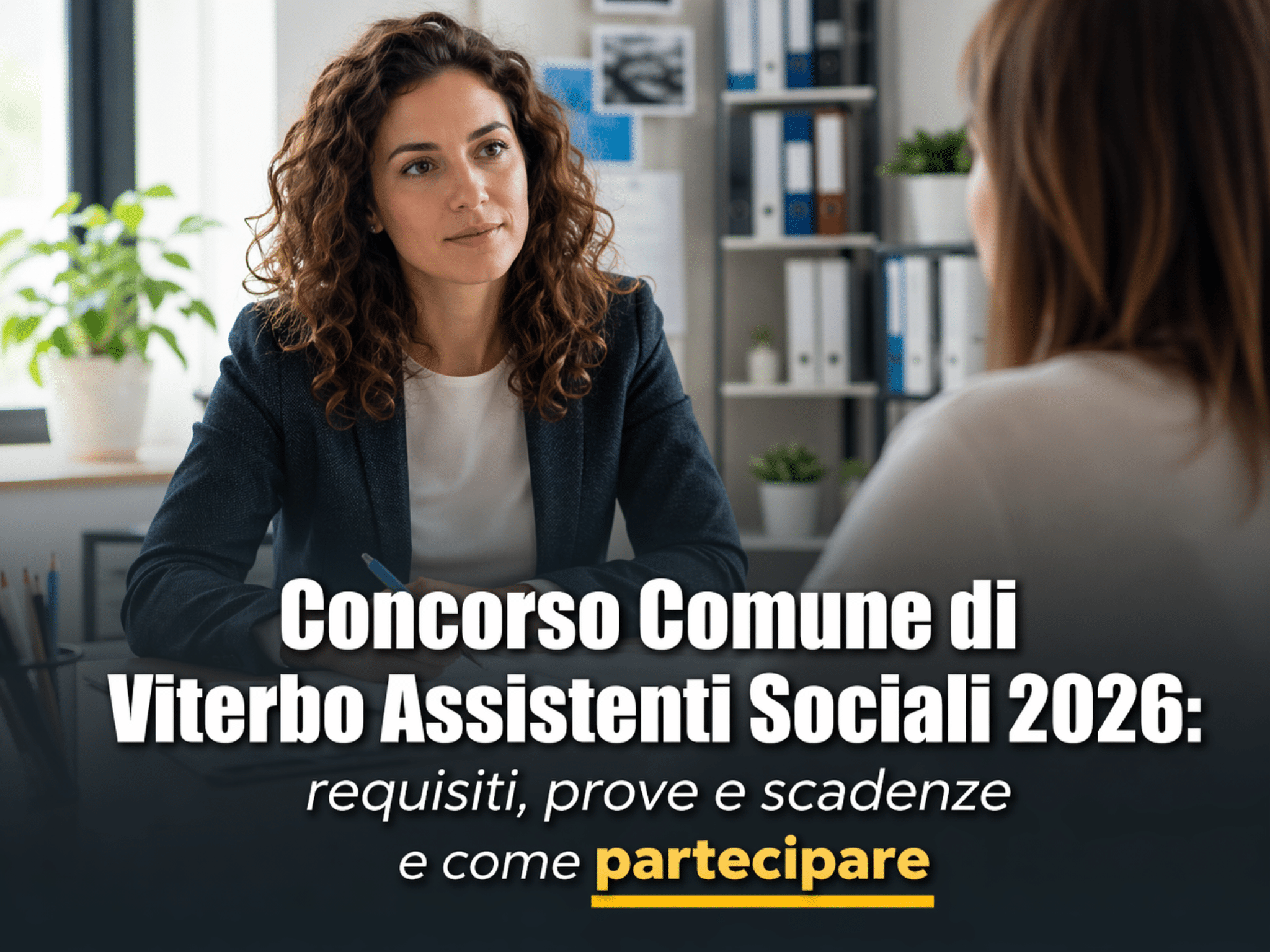 Concorso Comune di Viterbo Assistenti Sociali 2026