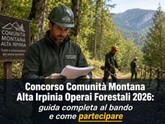 Concorso Comunità Montana Alta Irpinia Operai Forestali 32 posti con licenza media