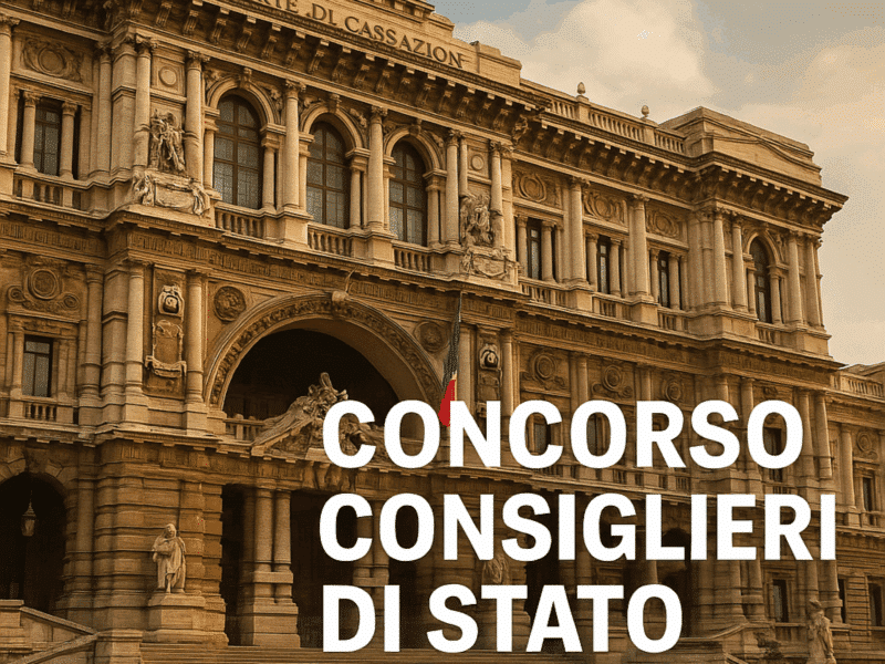 Concorso Consiglieri di Stato 2025 bando da 2 posti riservato a profili altamente qualificati