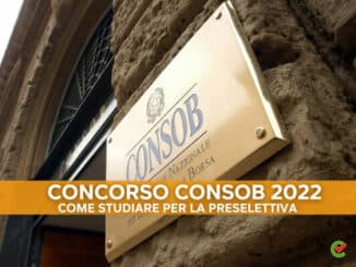 Concorso Consob 2022