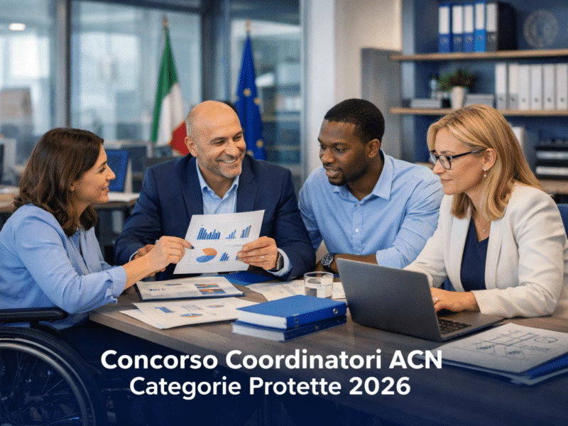 Concorso Coordinatori Agenzia Cybersicurezza Nazionale Categorie Protette 2026
