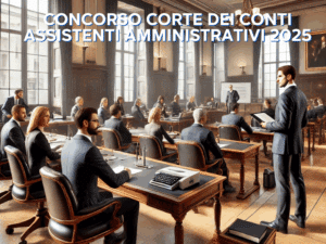 Concorso Corte dei Conti ASSISTENTI Amministrativi 2025