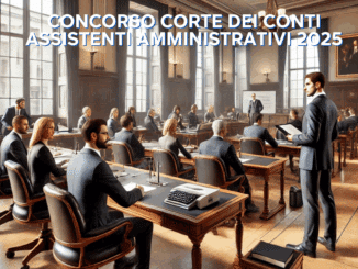 Concorso Corte dei Conti ASSISTENTI Amministrativi 2025
