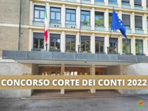 Concorso Corte dei conti 2022