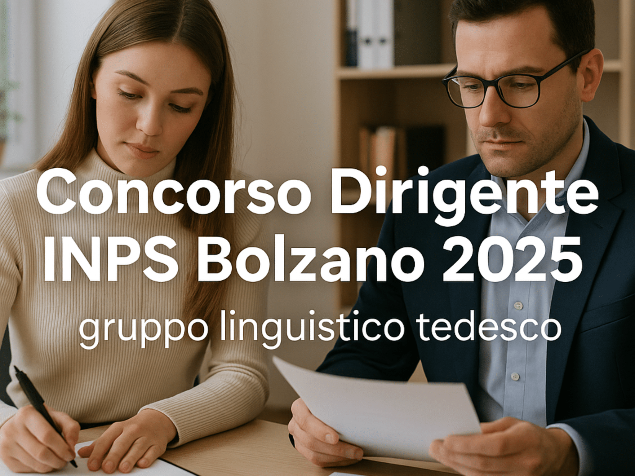 Concorso Dirigente INPS Bolzano 2025