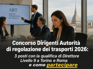 Concorso Dirigenti Autorità regolazione dei trasporti 2026