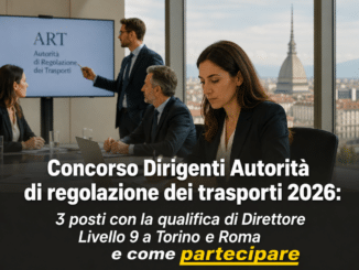Concorso Dirigenti Autorità regolazione dei trasporti 2026
