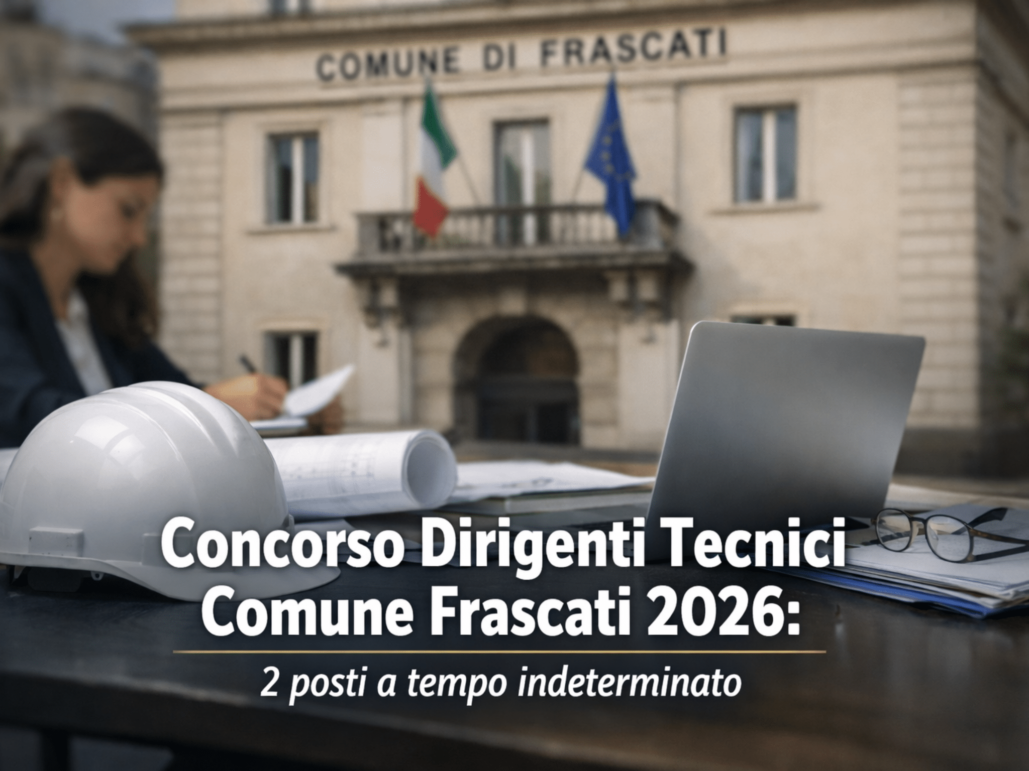 Concorso Dirigenti Tecnici Comune Frascati 2026: 2 posti a tempo indeterminato