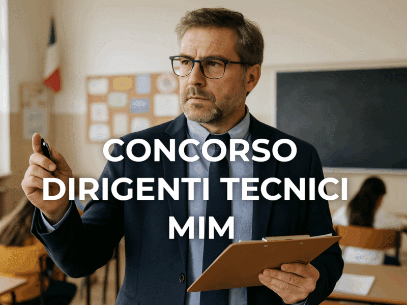 Concorso Dirigenti Tecnici MIM - Come studiare per la prova preselettiva