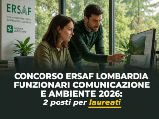 Concorso ERSAF Lombardia Funzionari Comunicazione e Ambiente 2026