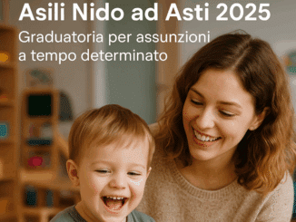 Concorso Educatori Asili Nido ad Asti 2025 Graduatoria per assunzioni a tempo determinato