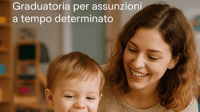 Concorso Educatori Asili Nido ad Asti 2025 Graduatoria per assunzioni a tempo determinato
