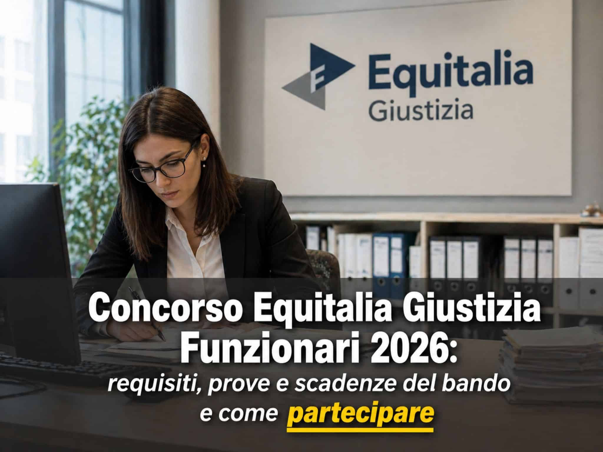 Concorso Equitalia Giustizia Funzionari 2026: 17 posti a tempo indeterminato