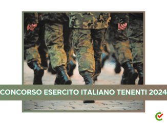 Concorso Esercito Italiano Tenenti 2024