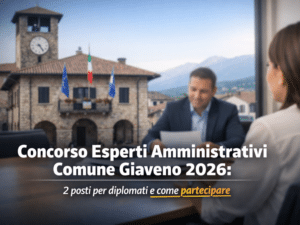 Concorso Esperti Amministrativi Comune Giaveno 2026
