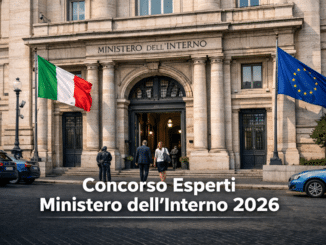 Concorso Esperti Ministero dell'Interno 2026 20 posti per laureati