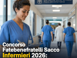 Concorso Fatebenefratelli Sacco Infermieri 2026 20 posti a tempo indeterminato