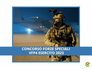 Concorso Forze speciali VFP4 Esercito 2023 - 85 posti riservati OBOS