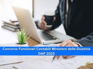 Concorso Funzionari Contabili Ministero della Giustizia DAP 2023