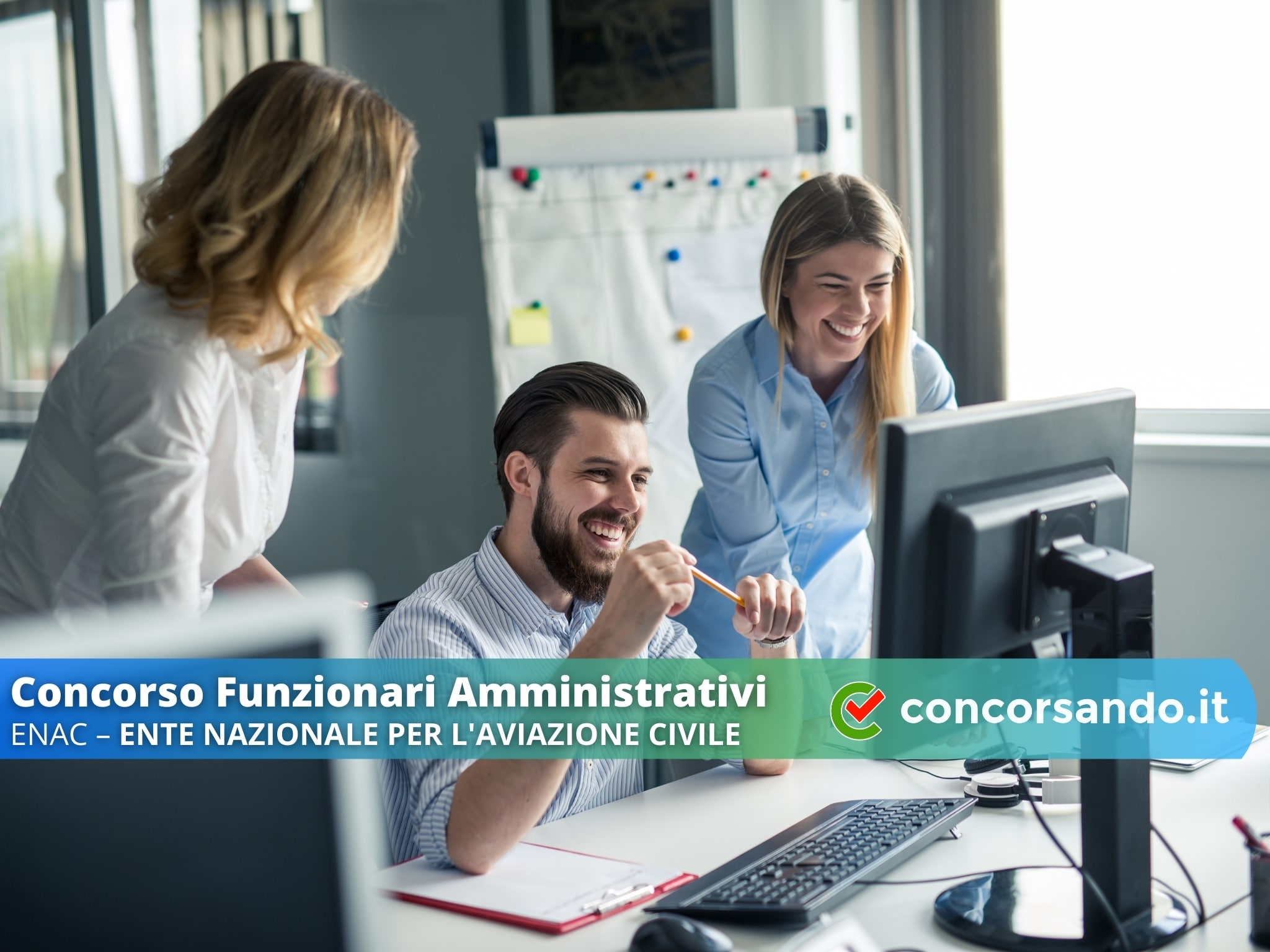 Concorso Funzionari Amministrativi ENAC 72 posti disponibili