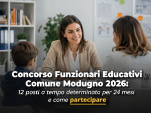 Concorso Funzionari Educativi Comune Modugno 2026