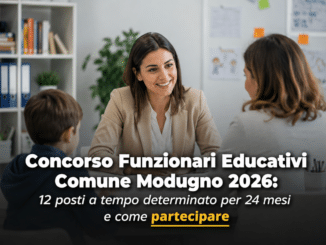 Concorso Funzionari Educativi Comune Modugno 2026