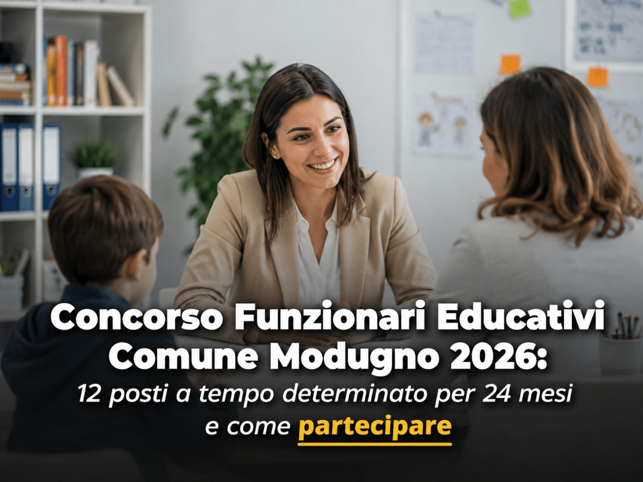Concorso Funzionari Educativi Comune Modugno 2026