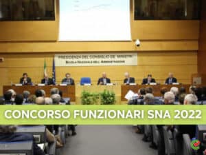 Concorso Funzionari SNA 2022