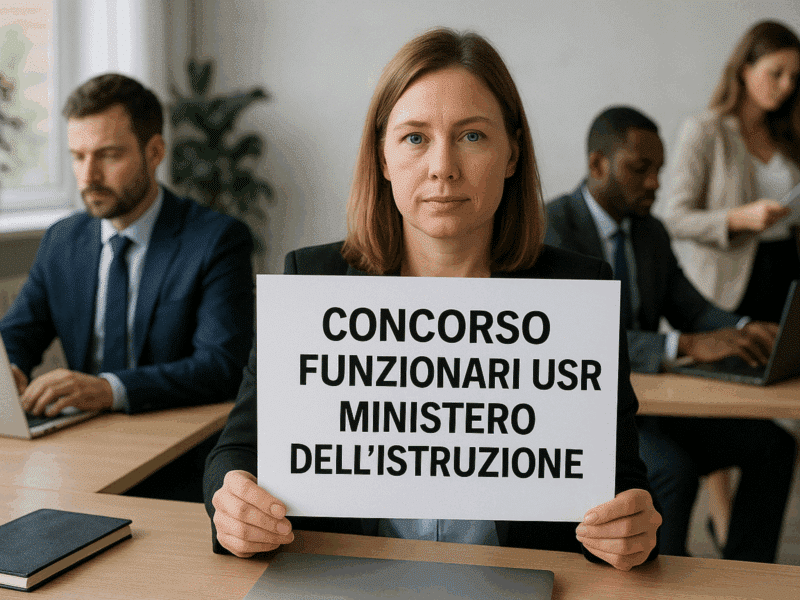 Concorso Funzionari USR Ministero dell'Istruzione 2025 - Bando in arrivo nel MIM da 101 posti