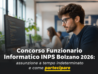 Concorso Funzionario Informatico INPS Bolzano 2026