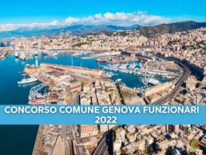 Concorso Comune Genova Funzionari Amministrativi 2022