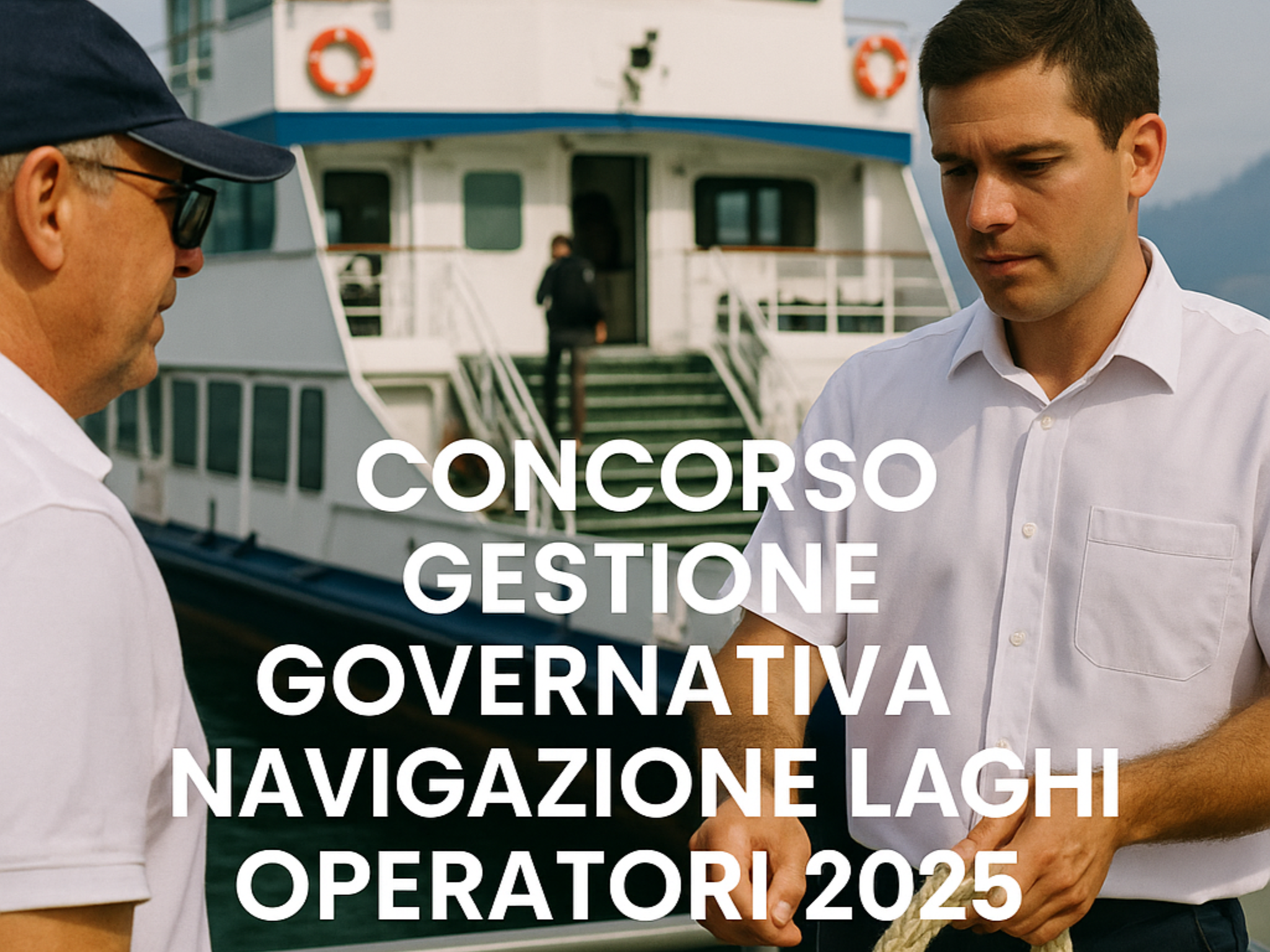 Concorso Gestione Governativa Navigazione Laghi Operatori 2025 - 50 posti disponibili