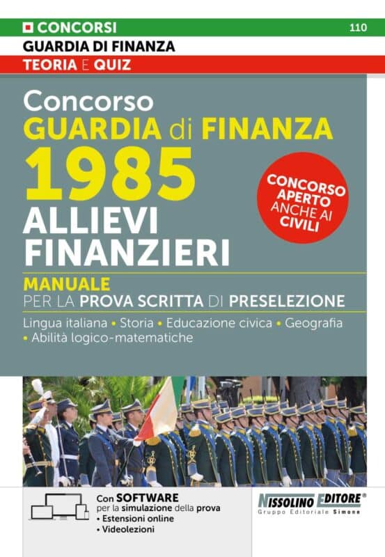 Manuale Concorso Allievi Finanzieri 2025 – Per la preparazione