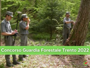 Concorso Guardia forestale Trento 2022