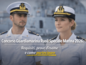 Concorso Guardiamarina Ruoli Speciale 2026 105 posti per diplomati