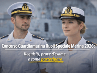 Concorso Guardiamarina Ruoli Speciale 2026 105 posti per diplomati